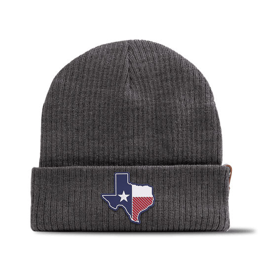 Texas Patriot Series Essential Beanie Charcoal 