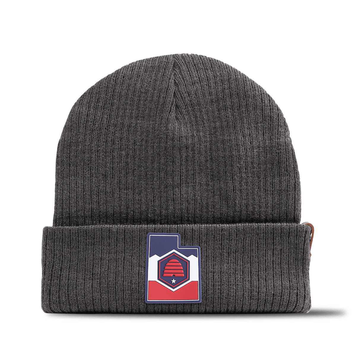 Utah Patriot Series Essential Beanie Charcoal 