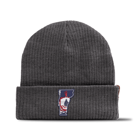 Vermont Patriot Series Essential Beanie Charcoal 