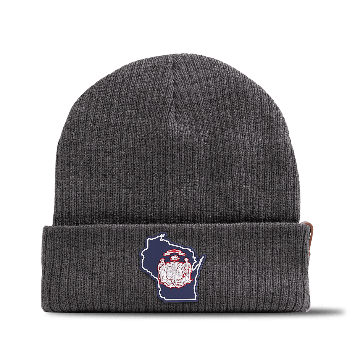 Wisconsin Patriot Series Essential Beanie Charcoal 