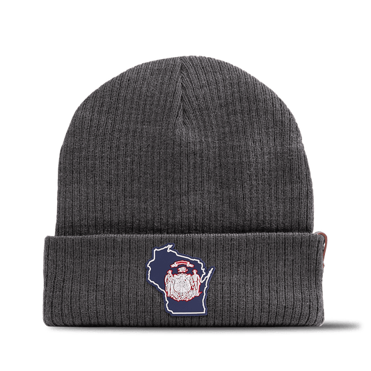 Wisconsin Patriot Series Essential Beanie Charcoal 