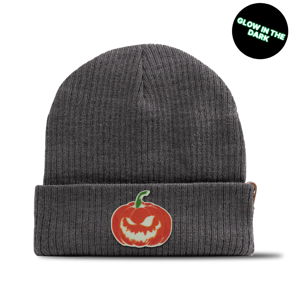 Jack-O-Lantern Glow Essential Beanie Charcoal