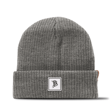 Arctic Square Icon PVC Essential Beanie Gray