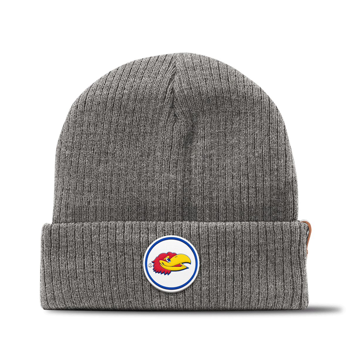 University of Kansas "Big Jay" Essential Beanie Grey