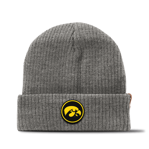 University of Iowa "Herky The Hawk" Essential Beanie Gray