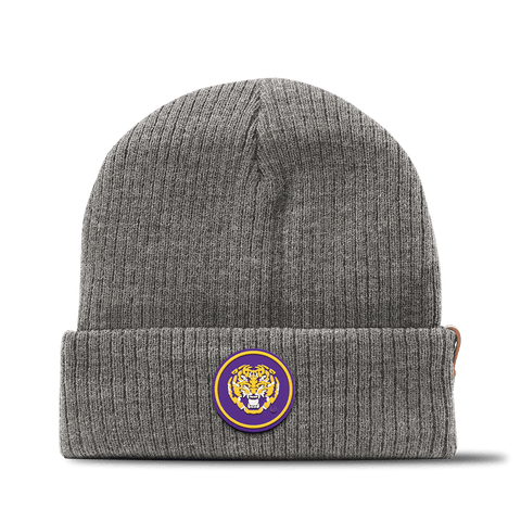 Louisiana State University "Mike the Tiger" Essential Beanie Gray