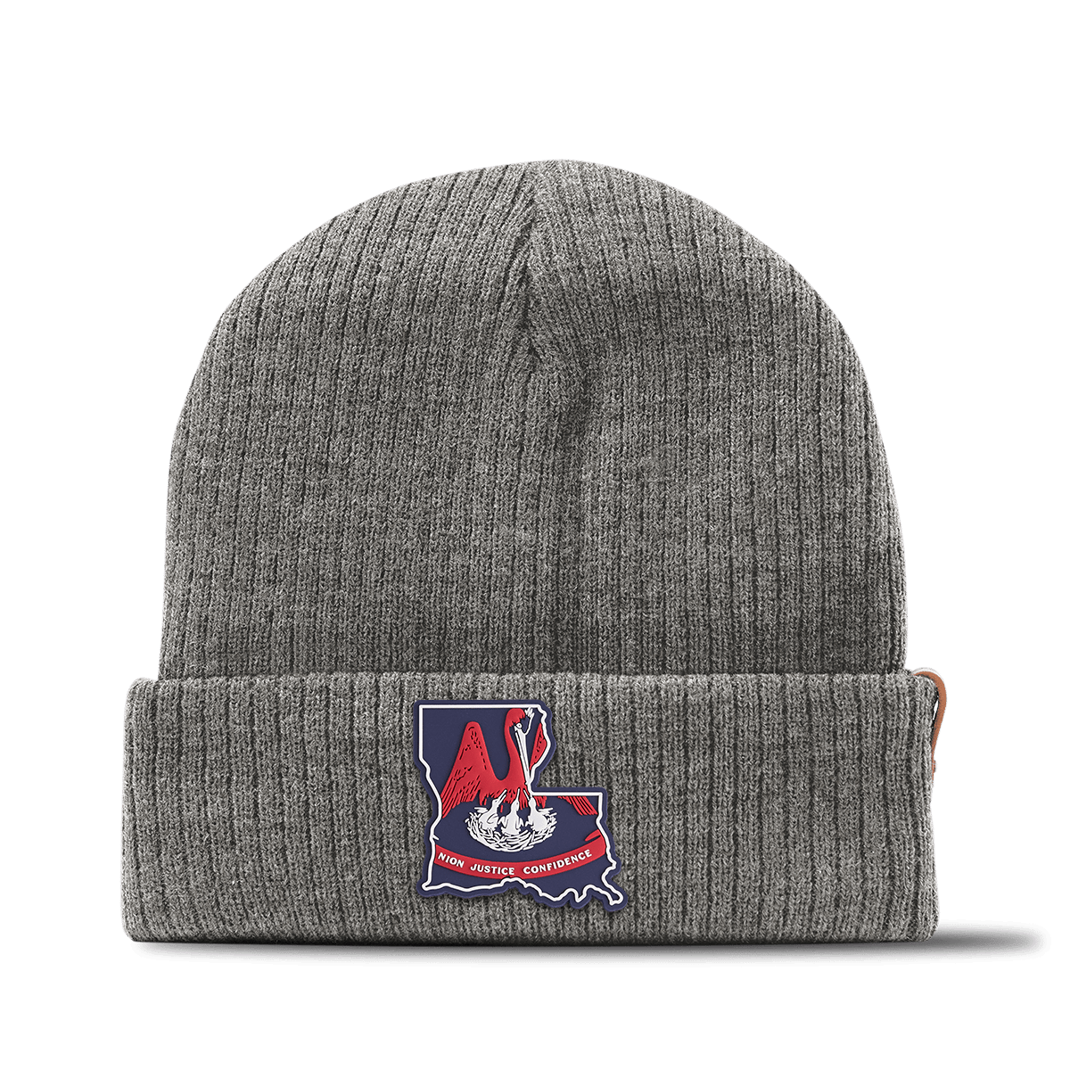 Louisiana Patriot Series Essential Beanie Gray