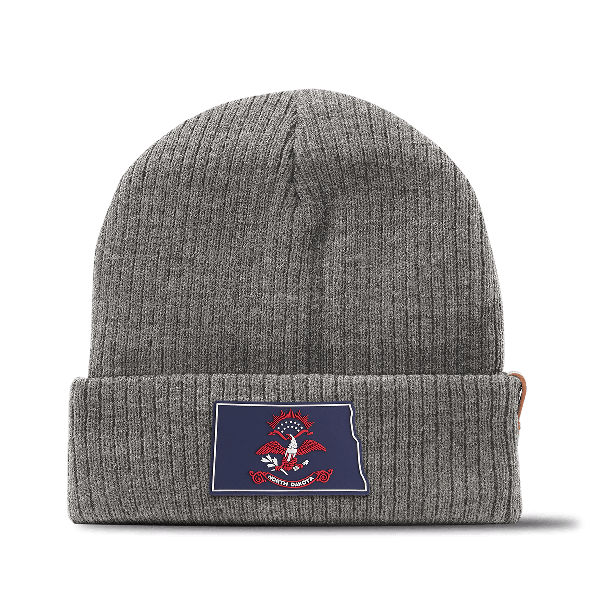 North Dakota Patriot Series Essential Beanie Gray
