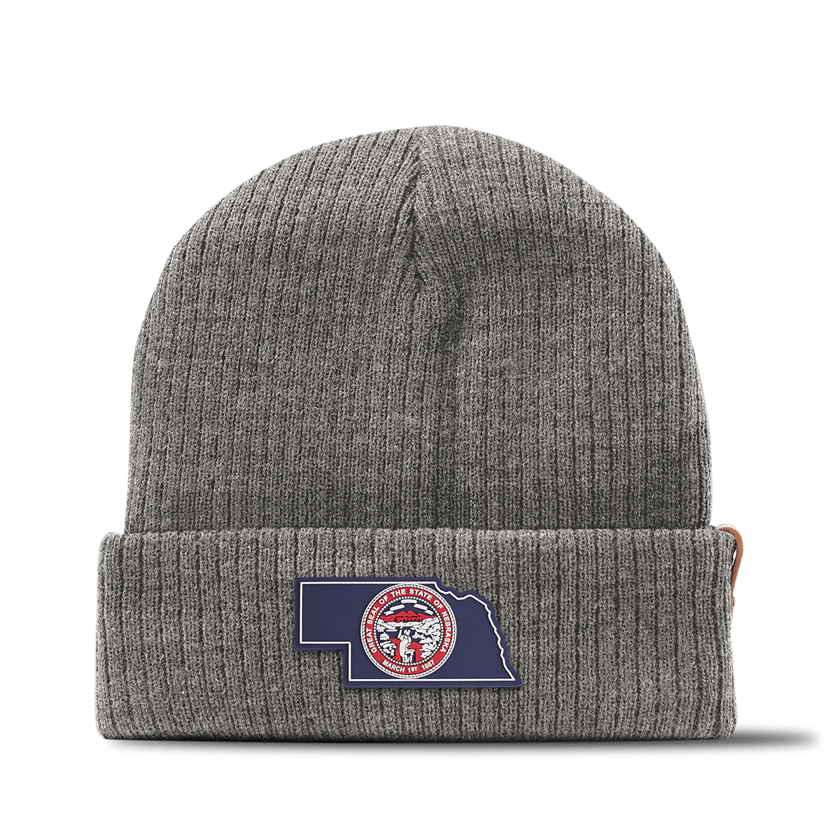 Nebraska Patriot Series Essential Beanie Gray