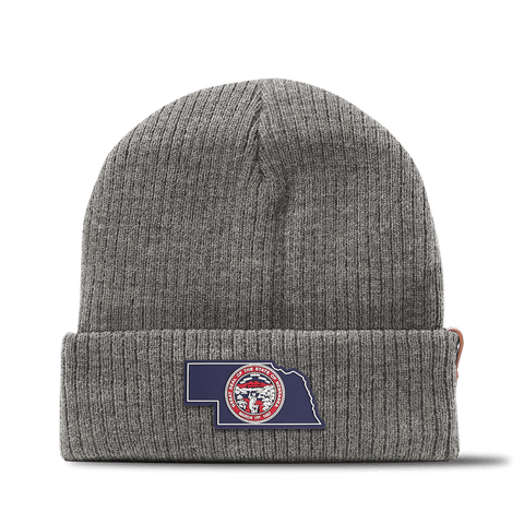 Nebraska Patriot Series Essential Beanie Gray