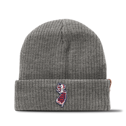 New Jersey Patriot Series Essential Beanie Gray