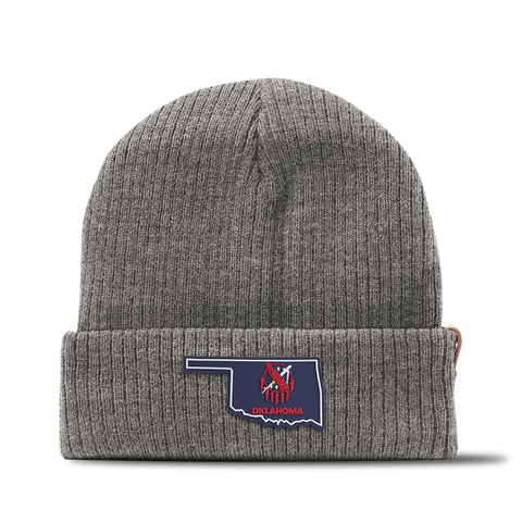 Oklahoma Patriot Series Essential Beanie Gray