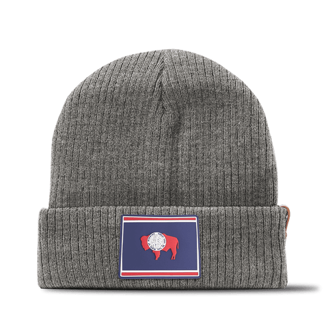 Wyoming Patriot Series Essential Beanie Gray