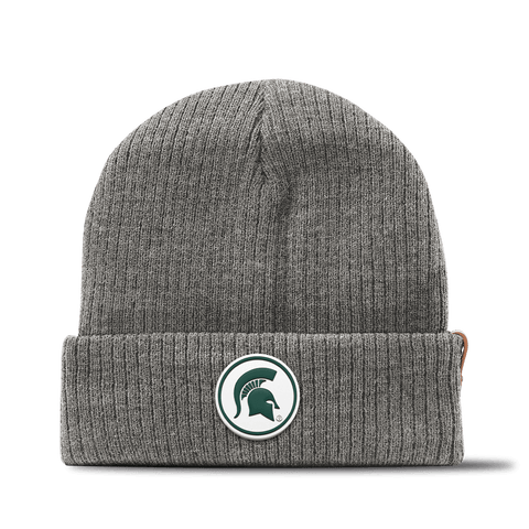 Michigan State University "Spartan" Essential Beanie Gray