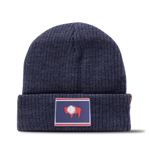 Wyoming Patriot Series Essential Beanie Navy