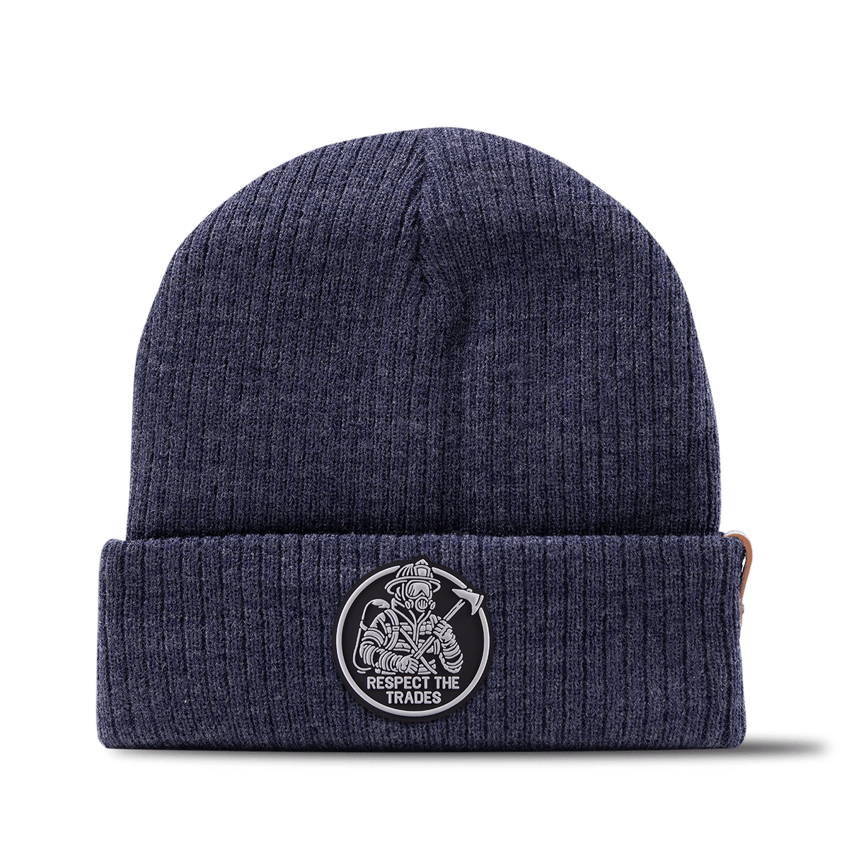 Respect The Trades Firefighter Essential Beanie Navy