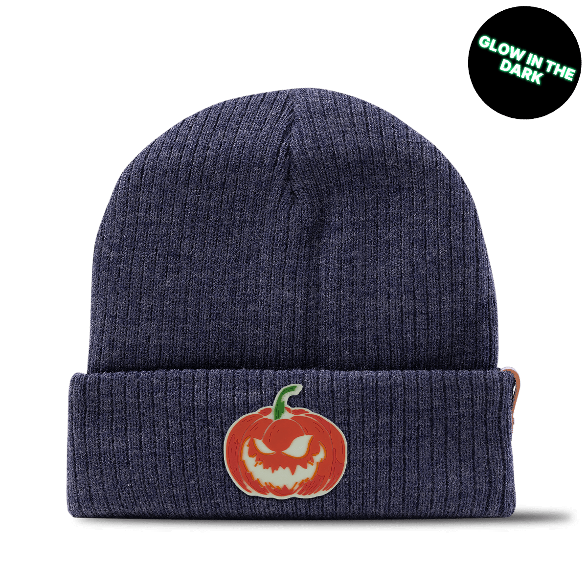 Jack-O-Lantern Glow Essential Beanie NAvy