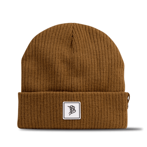 Arctic Square Icon PVC Essential Beanie Wheat