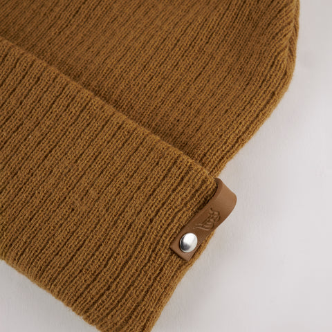 Bare Essential Beanie Detail Wheat