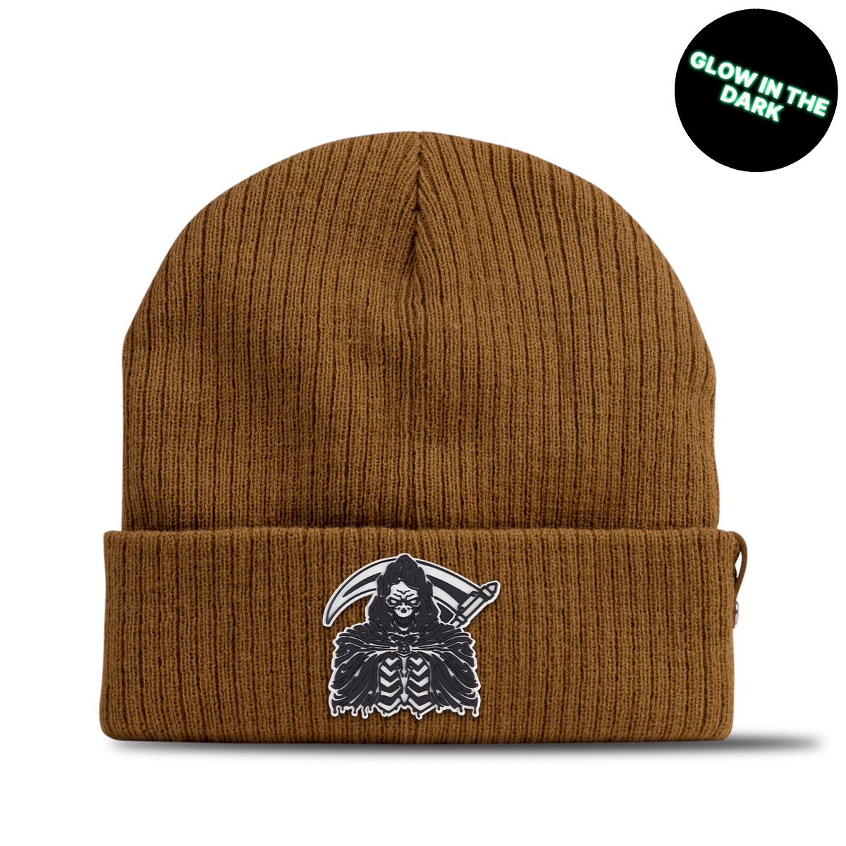 Grim Reaper Glow Essential Beanie Wheat