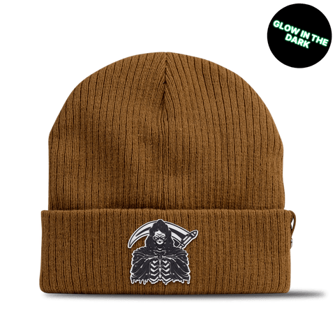 Grim Reaper Glow Essential Beanie Wheat