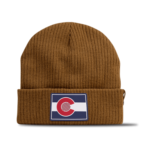 Colorado Patriot Series Essential Beanie Wheat