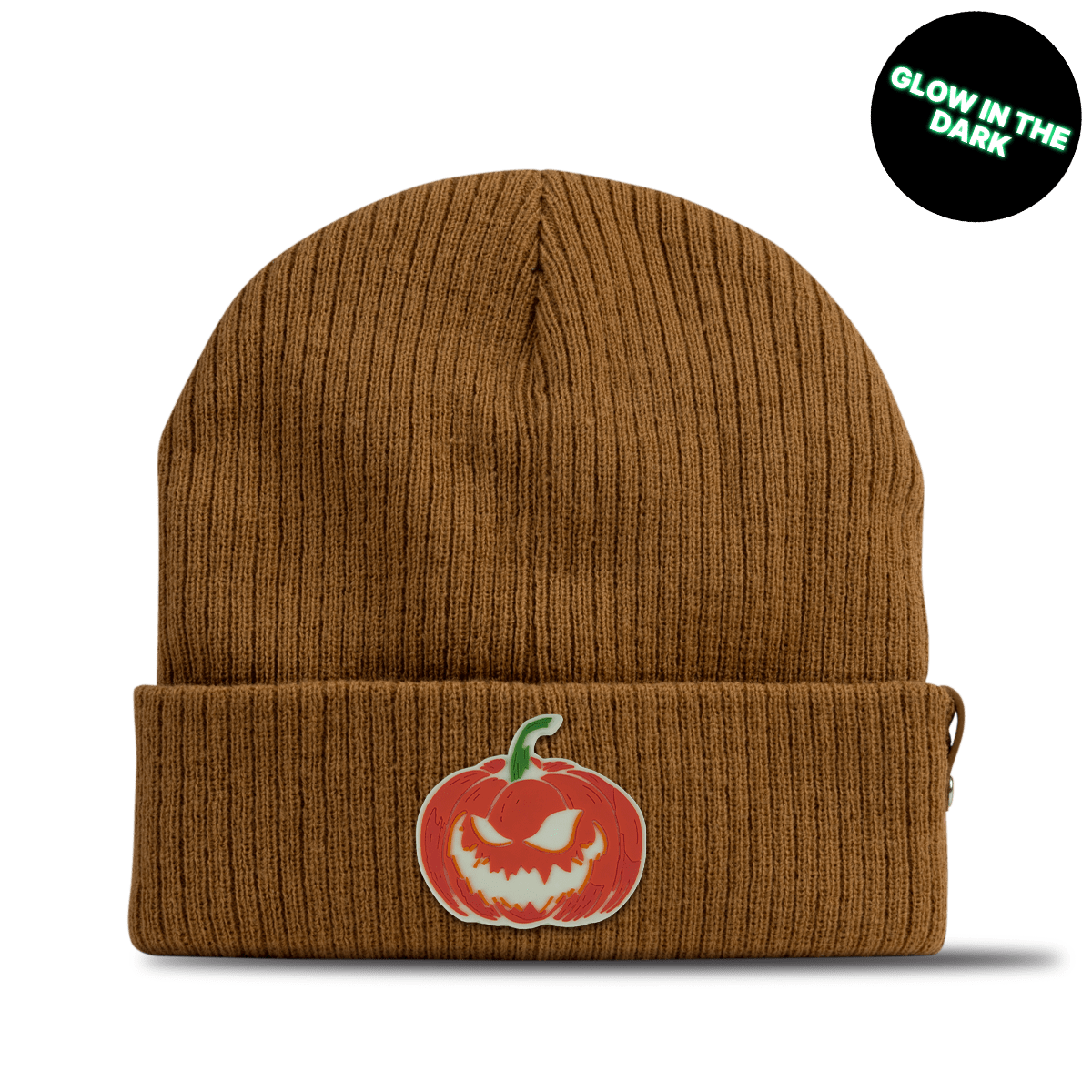 Jack-O-Lantern Glow Essential Beanie Wheat