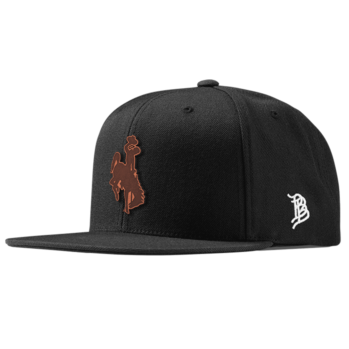 Wyoming Cowboy Classic Snapback Dark Logo Black