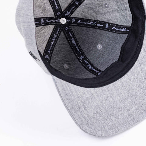 Midnight Horizon Classic Snapback Inside Heather Gray