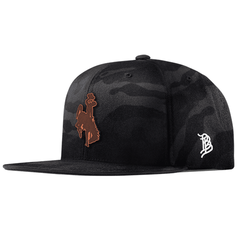 Wyoming Cowboy Classic Snapback Dark Logo Multicam