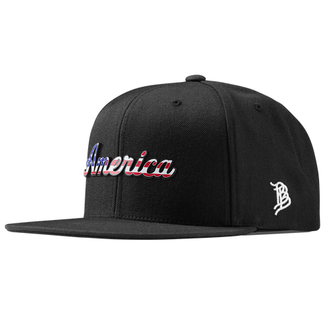 America Classic Snapback Black 