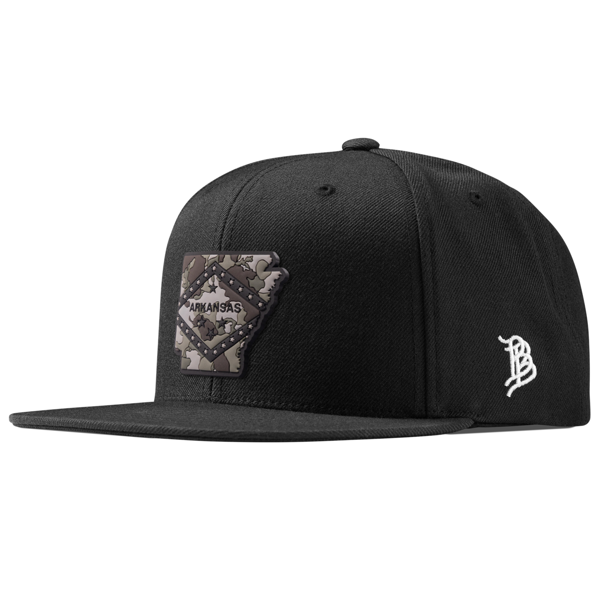 Arkansas Camo Classic Snapback Black