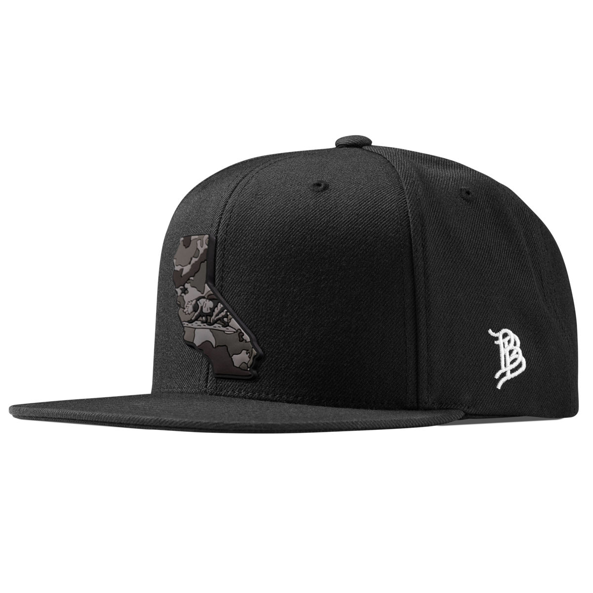 California Camo Classic Snapback Black