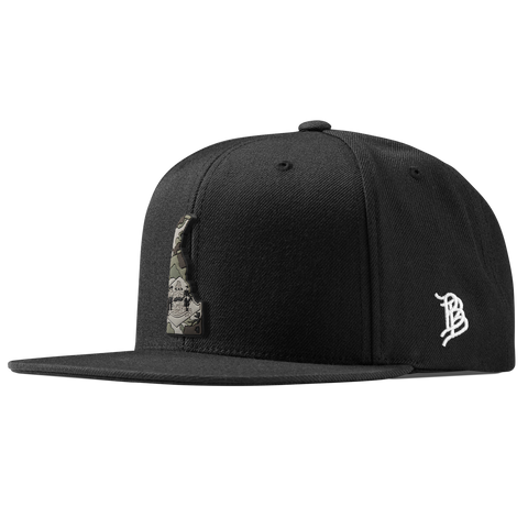 Delaware Camo Classic Snapback Black