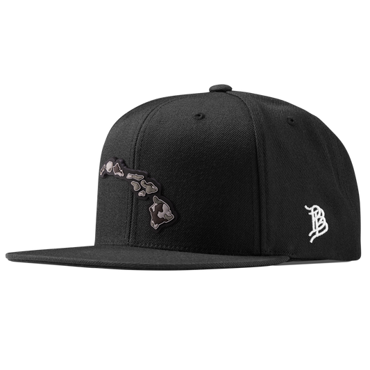 Hawaii Camo Classic Snapback Black