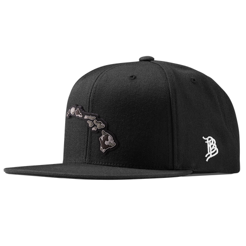 Hawaii Camo Classic Snapback Black