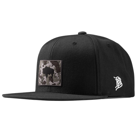 Wyoming Camo Classic Snapback Black