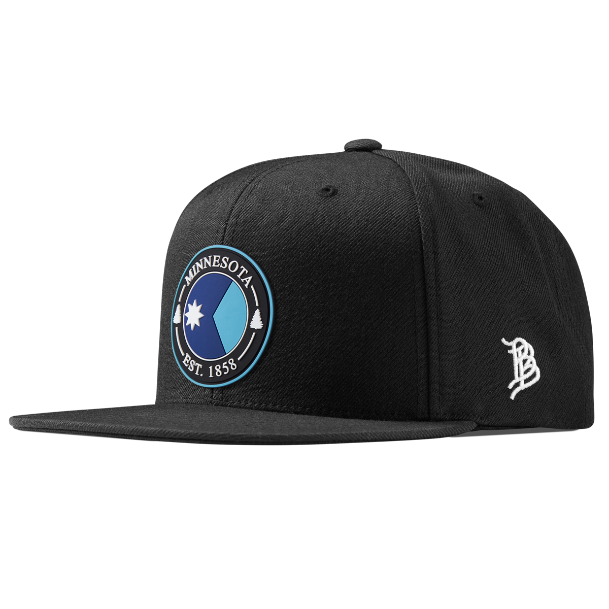 Minnesota Compass Classic Snapback Black