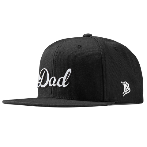 Dad Script Classic Snapback Black 