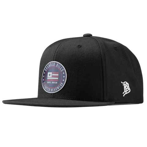 Elevated American Classic Snapback Black 