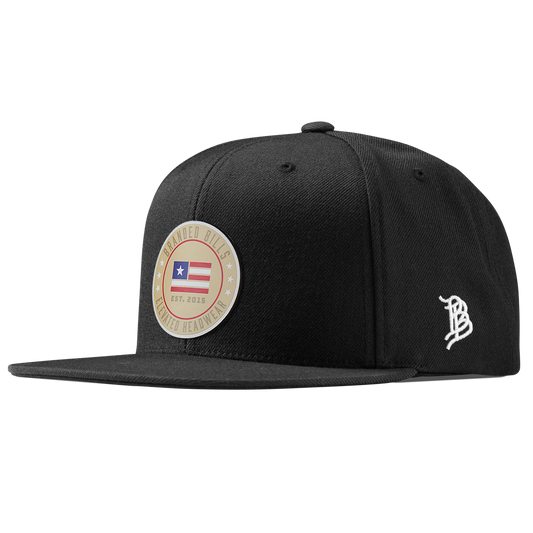 Elevated American Tan Classic Snapback Black 