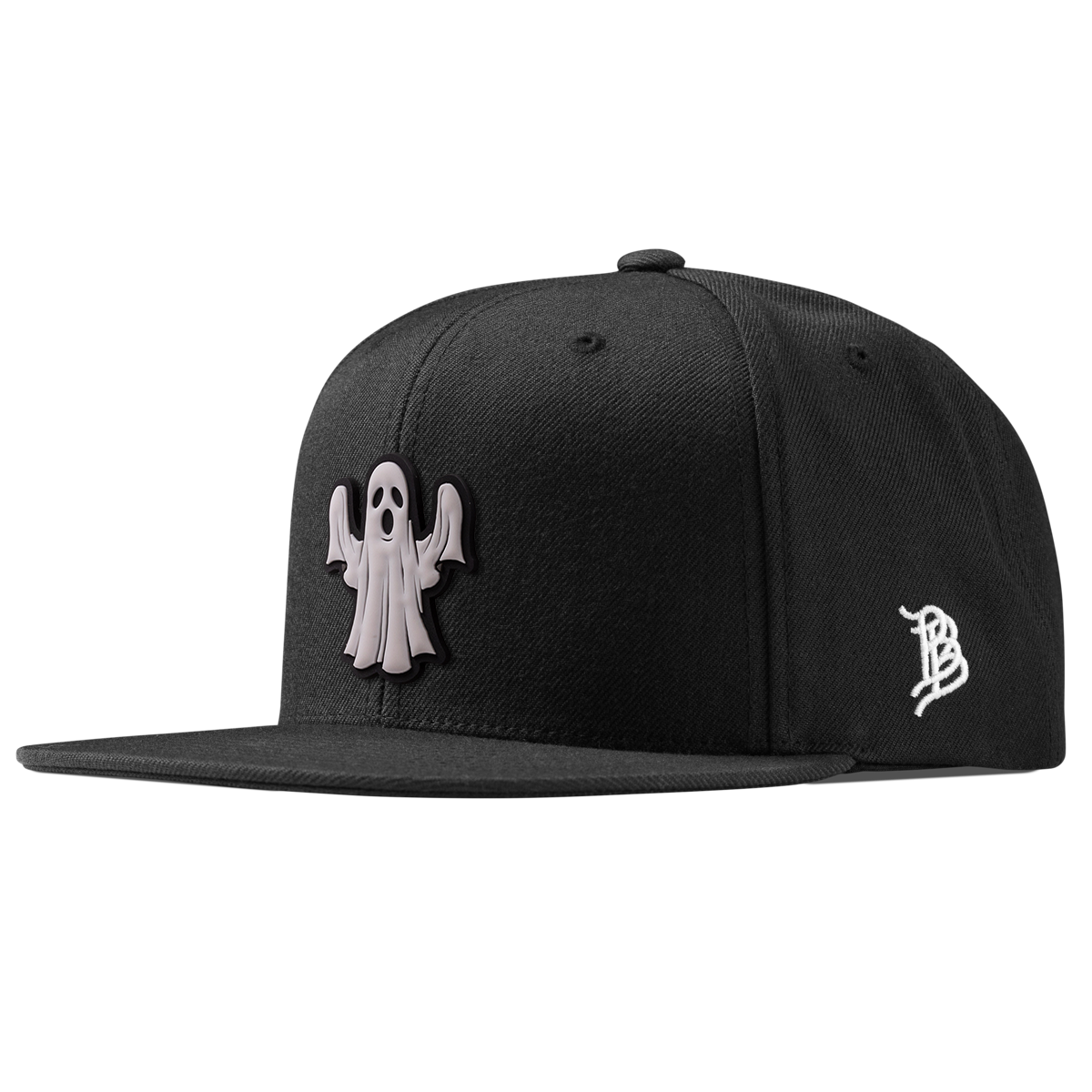 Ghostly PVC Classic Snapback Black