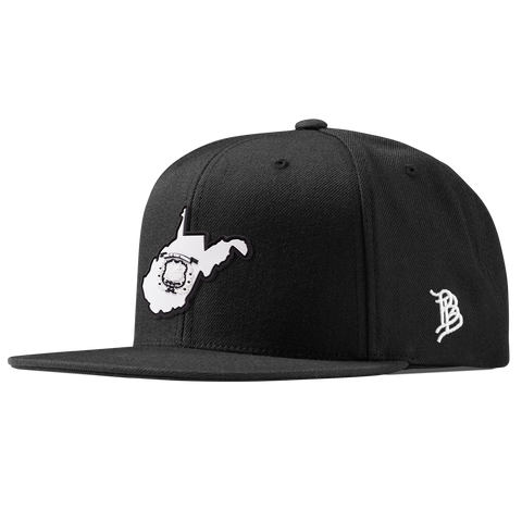 West Virginia Moonlight Classic Snapback Black