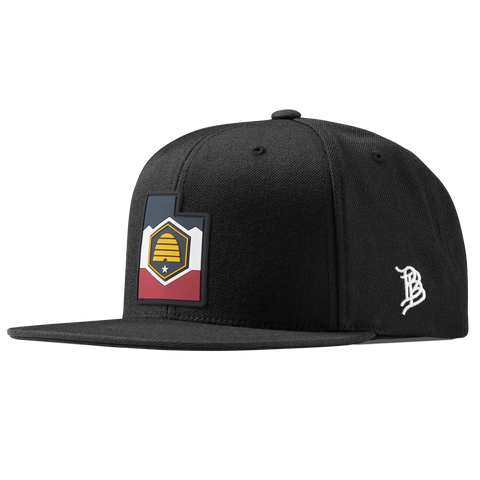 Utah 45 PVC Classic Snapback Black