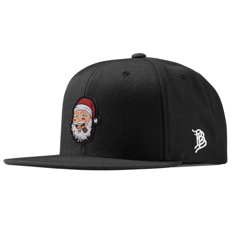 Oversized Santa PVC Classic Snapback Black