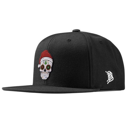 Oversized Santa Skull PVC Classic Snapback Black