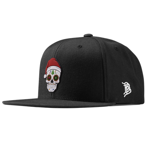 Oversized Santa Skull PVC Classic Snapback Black