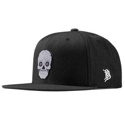 Sugar Skull PVC Classic Snapback Black