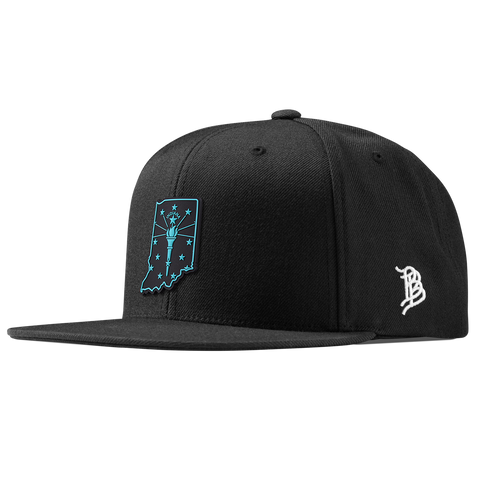 Indiana Turquoise Classic Snapback Black