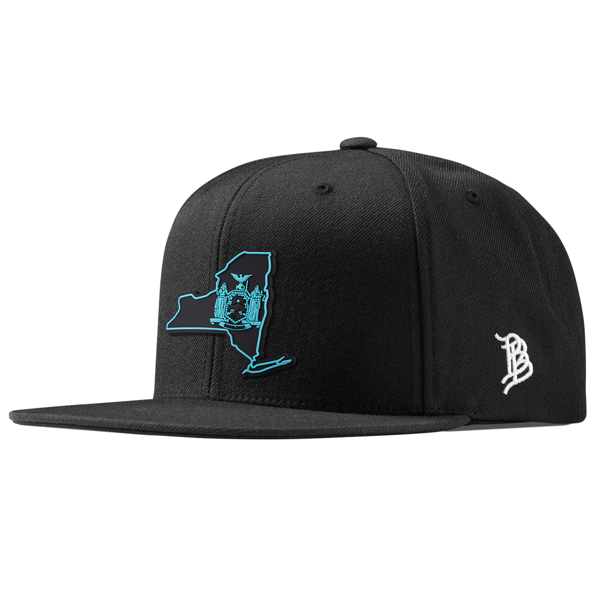 New York Turquoise Classic Snapback Black